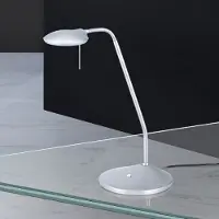 Orion Led pöytävalaisin Cobra, himmennettävä, Alumiini/harmaa/sinkki, Työhuone/toimisto, Metalli, Moderni