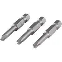 Wolfcraft Ruuvimeisselin kärjet Wolfcraft Nr. 1,2,3 L-50mm TRI-WING 3kpl.