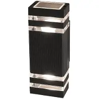 Licht-Erlebnisse Rio seinävalaisin 2xE27 IP54 30cm musta