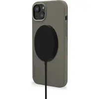Decoded Silicone Backcover w/MagSafe for iPhone 14 Plus - Olive
