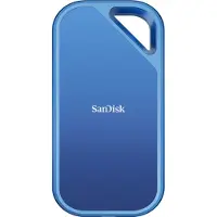 SanDisk Creator Pro 2 Tt USB 3.2 Gen 2x2 (USB-C) -ulkoinen SSD, iskunkestävä, kannettava, sininen