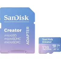 SanDisk – Extreme microSD 1TB+SD 190MB/s Creator (SDSQXAV-1T00-GN6MS)