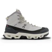 ON Women's Cloudrock Trek Waterproof Silver/Cream Retkeilykengät 38.5