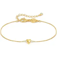 Nomination Armonica hopearannekoru zirkonioilla heart Gold 241302/006