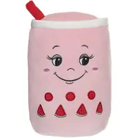 Teddykompaniet Squeezie, Bubble Tea, Strawberry - Pink - 30 cm