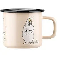 Muumi Emaljekrus 3,7 Dl Snorkfröken, Beige - Beige - 37 CL