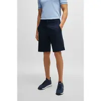 BOSS for man. 50504550 Speedflex navy shorts (48), Casual, Polyester