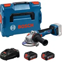 Bosch Akkukäyttöinen kulmahiomakone GWS 18V-11 Professional; 125 mm; 18 V; 2x5,0 Ah akku + L-Boxx 136