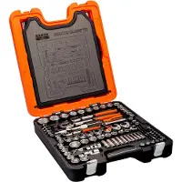 Bahco hylsysarja S138, 1/4"+3/8"+1/2", 138 osaa