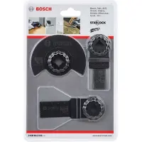 Bosch OMT-teräsarja Basic, puu/lattia, 3 osaa