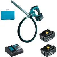Makita Akkukäyttöinen betonitärytin ilman akkua ja laturia DVR450RTE; 18 V; 2x5,0 Ah akku