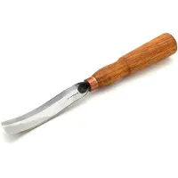 BeaverCraft Tools Long Bent Gouge G7L-22 Sweep 7L, 22 mm, gouge