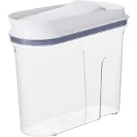 Oxo POP säilytyspurkki muroille 2,3 l Valko-kirkas