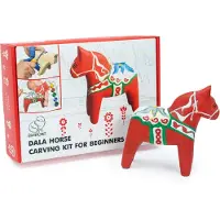 BeaverCraft Dala Horse Carving Hobby Kit DIY02, wood carving set
