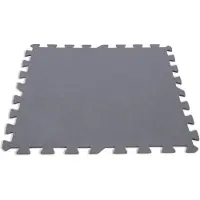 Intex Suojamatto uima-altaalle, 8 kpl, 50x50 cm, harmaa