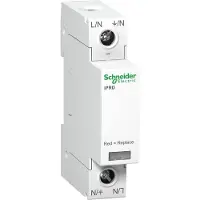 Schneider Electric ELECTRIC IPRD YLIJÄNNITESUOJA, TYYPPI 2+3, IMAX 8KA, TNC/S, 1P/N+PE, ILMAN HÄLYTYSKOSKETINTA, PLUG-IN YLIJÄNNITESUOJAPATRUUNA (A9L08100)