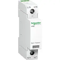 Schneider ELECTRIC IPRD YLIJÄNNITESUOJA, TYYPPI 2, IMAX 65KA, TNC/S, 1P/N+PE, HÄLYTYSKOSKETIN, PLUG-IN YLIJÄNNITESUOJAPATRUUNA (A9L65101)