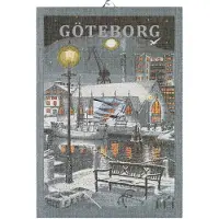 Ekelund - Göteborg Natt Keittiöpyyhe 35x50 cm