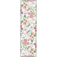 Ekelund Linneväveri Vårfröjd kaitaliina 35x120 cm Multi