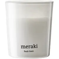 Meraki Fresh Linen Scented Candle Small