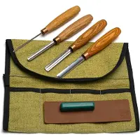 BeaverCraft SC02 Wood Carving Straight Chisel Set