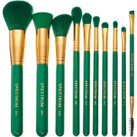 Spectrum Collections 10 Piece Malachite Brush Set