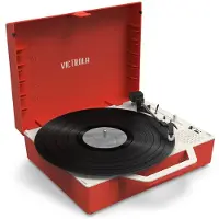 Victrola Kannettava kestävä levysoitin Bluetoothilla ja kaiuttimilla