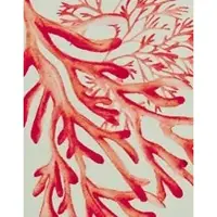Malina Blanka Printed Drawstring Bikini Bottoms - Red - XS