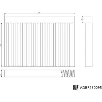 Blue Print Suodatin, sisäilma ADBP250095