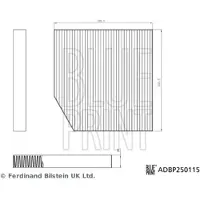 Blue Print Suodatin, sisäilma ADBP250115