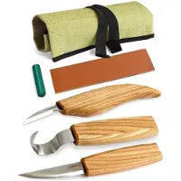 BeaverCraft Tools Veistosarja S13L; 5 kpl.; lusikoiden ja muiden puutuotteiden veistämiseen, Vasenkätisille
