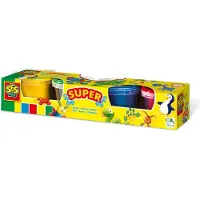 SES Creative Muovailuvaha - 4 x 90 g - - OneSize - Muovailuvahat