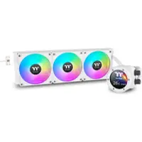 Thermaltake TH360 V2 Ultra EX ARGB, All-in-one-nesteenjäähdytin, 12 cm, 500 RPM, 2000 RPM, Valkoinen (CL-W426-PL12SW-A)