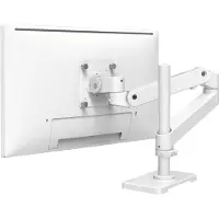 Ergotron – LX Pro Desk Monitor Arm, Tall Pole (white) (45-695-290)