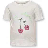 Kids Only Kmgcandy Life S/S Printed Tee Jrs Noos - White - 110