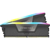 Corsair 64GB (2 x 32GB) Vengeance RGB, DDR5 6000MHz, CL28, 1.40V, harmaa