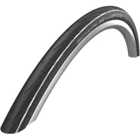 Schwalbe Lugano II rengas 700 x 25c musta - valkoisella raidalla