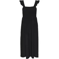 Pieces Pcluna Smock Strap Dress Sa Jrs Bc - Black - XS