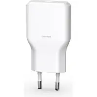 Unisynk 36W GaN -verkkovirtalaturi, USB-C PD ja 2m USB-C-Lightning-kaapeli, valkoinen