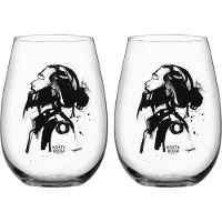 Kosta Boda - All About You Tumbler Lasi 57 cl 2 kpl Love Him
