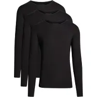 Tommy Hilfiger 3P Ls Tee - Black - L
