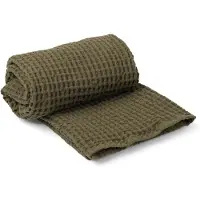 Ferm Living Kylpypyyhe Orgaaninen Puuvilla Olive