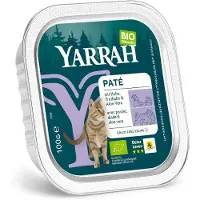 Yarrah 48 x 100 g Yarrah Luomu -säästöpakkaus - Pâté: luomukana & luomukalkkuna ja luomu- aloe vera