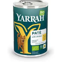 Yarrah Organic luomukanaa, luomumerilevää, luomuspirulinaa koiranruoka