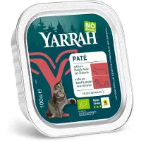 Yarrah 48x100g Luomu Patee luomukana, luomukalkkuna & luomu aloe vera