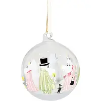 Muurla - Muumi Joulupallo 9 cm Pyjamat