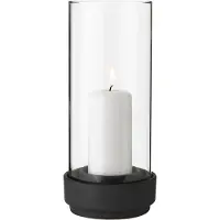 Stelton Hurricane kynttilälyhty musta Pieni