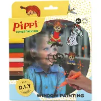 Peppi Pitkätossu Ikkunamaalaussetti