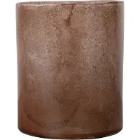 By On Calore kynttilälyhty-maljakko L Ø20 cm Rusty red