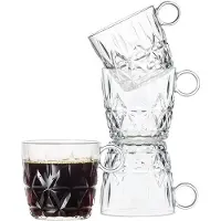 Sagaform Picknick kahvikuppi 4-pack Kirkas